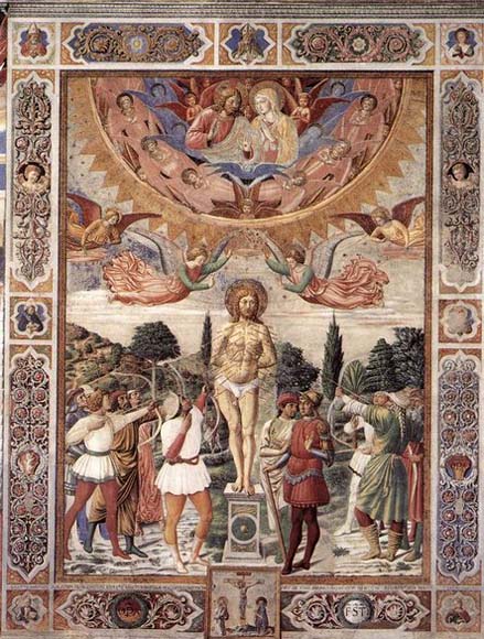 GOZZOLI, Benozzo Martyrdom of St Sebastian